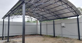 Арочные навесы из металлопрофиля Белореченск, цена от 3547 руб.