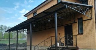 Навесы из профнастила над крыльцом Белореченск, цена от 1853 руб.